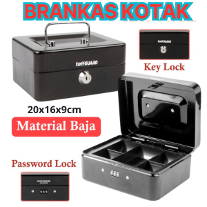COD Kotak Kunci Portabel Mini Kotak Brankas Baja Celengan Tabungan Dompet Laci Penyimpanan Perhiasan