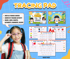 TRACING PAD FOR KIDS (GIRLS DESIGN)