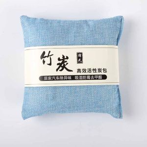 [SG] 500g Activated Bamboo Charcoal Bag Pouch Dehumidifier Deodorizer Car Household Remove Formaldehyde Freshener Bag