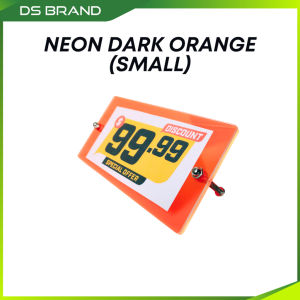 Paparan Tag Harga Pemegang Akrilik Berwarna Neon Warna /Price Tag Display Acrylic Holder Tinted Neon Colour /  DS Brand