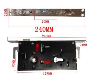 4 Latch Heavy Duty Anti Thief Main Doorknobs Doors Locked set Security Door House for Condominium Apartment Villa