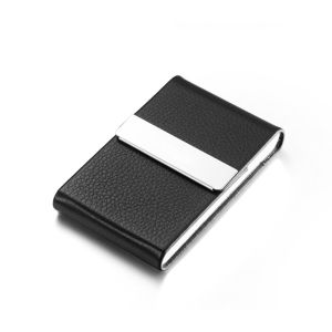 Dompet Kartu Nama Card Holder Aluminium Hard Case Kotak Tempat Penyimpanan Kartu Nama