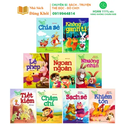 Sách - Truyện cổ tích song ngữ Anh Việt bộ 20 cuốn - 10 cuốn