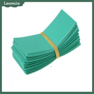 [Leomcio] 100pcs 18650 Battery Wrap PVC Heat Shrink tubing Pre-ตัดออก
