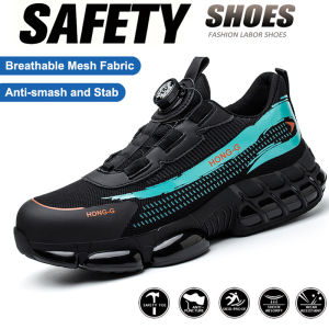 Steel Toe Shoes for Men Women Composite Toe Work Shoes Indestructible Safety Shoes Lightweight Breathable Construction Sneakers