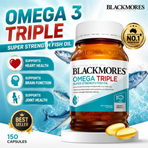 Blackmores Omega Triple Concentrated Fish Oil 150 Capsules