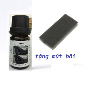 Chai Phục Hồi Làm Mới Nhựa Nhám Nano Plastic Restorer 10ml Cho Xe Máy Ô Tô