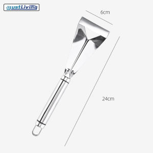 JustLiving 304 Stainless Steel Triangle Fruit Carving Slicer V Shape Channel Slicer Tool Fruit & Vegetable DIY Carving Tool Food Carving Mold Home Kitchen DIY Platter Tray Decoration