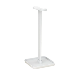 Desktop Headsets Holder With Accessory Tray And Smartphone Slot Headphone Stand For Enhanced Workspaces Efficiency