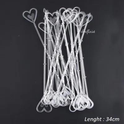 (80PCS) CARD KAD HOLDER Stick Clip Gift Wish Bouquet Flower Chocolate Paper Bunga Florist Flora Transparent Hadiah Murah