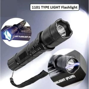 1101 LED TYPE RECHARGEABLE LIGHT FLASHLIGHT