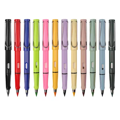 Hami HB Pencil Unlimited Writing Pencil No Sharpen Eternal Pencil Novelty Lead No Ink Erasable Students Not Easy Break Lead Pencil
