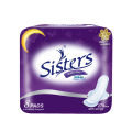 Sisters Sanitary Napkin Net Side (Night-use) 8's. 