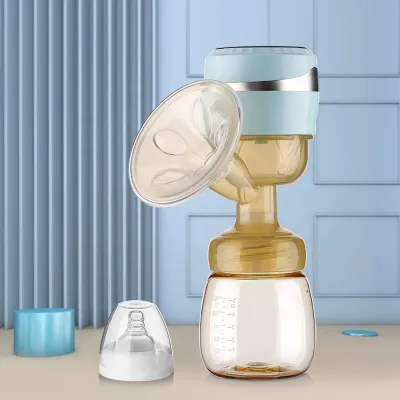 EZYLITTLES Electric Wireless Breast Pump with PPSU Feeding Bottles Handfree Rechargeable Breast Pump Pum Susu