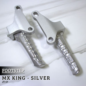 Footstep Step/Step Belakang MUFAC MX KING MX NEW Jupiter MX New Variasi Silver And Black