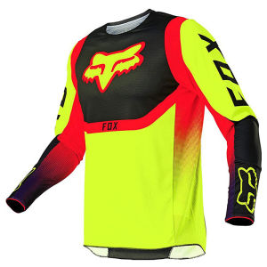 ＜1122＞ 2024 ฤดูร้อน FOX ชุดปั่นจักรยานเสือภูเขาลายพรางสำหรับขี่มอเตอร์ไซค์แบบครอสคันทรีแห้งเร็วระบายอากาศได้ดี 3D เสื้อเชิ้ตแขนยาวพิมพ์ลาย