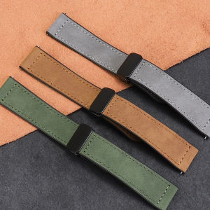 Leather Silicone Strap for Samsung Galaxy Watch 9 Ultra 2 47mm 8 Classic 46mm 40mm 44mm Ultra 2025 Wristband Magnetic Buckle Belt