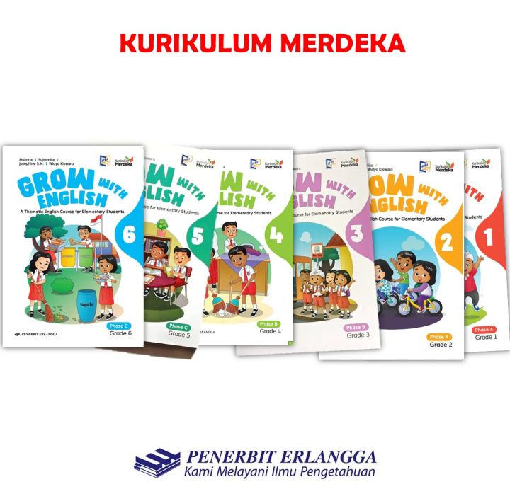 Grow With English 1 2 3 4 5 6 - Kurikulum Merdeka | Lazada Indonesia