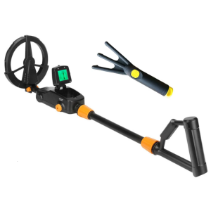 Waterproof Metal Detectors High Sensitivity Adjustment Treasure Hunting Starter Equipment with Digging Tool for Children