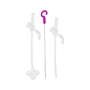 b.box Disney Bộ ống hút thay thế và dụng cụ vệ sinh tiện dụng cho bình nước 360 dộ