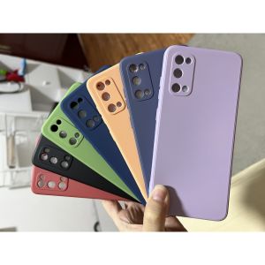 Soft Case Samsung Galaxy S20 Samsung S20 Plus Samsung S20 Ultra Liquid Silikon Slim Skin Candy Macaron Bludru