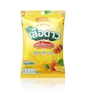 ลูกอมตราเสือดาว รสน้ำผึ้งมะนาว (1 ซองบรรจุ 10เม็ด)