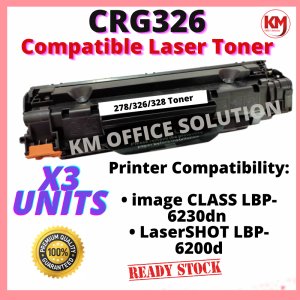 3x PREMIUM Toner Compatible For Canon Cartridge 326 imageClass LBP6200 LBP6200d LBP6230dn LBP 6200 6200d 6230dn Canon326