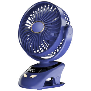 【HOSPORT】 Portable Clip on Fan Rechargeable USB Desk Fan Table Fan for Home Office Camping