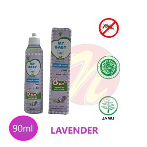 My Baby Minyak Telon Plus Lavender 90 ml / Minyak Telon Anti Nyamuk / Nahisa1