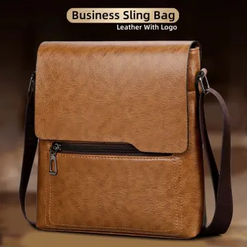 Shop Genuine Leather Sling Bag For Men On Sale with great discounts and prices online Sep 2024 Lazada Philippines