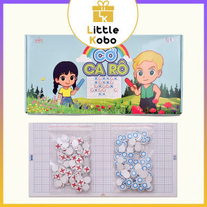[LHT] Cờ Ca Rô Gấp Gọn Size Đại Cờ Caro Liên Hiệp Thành Đồ Chơi Trí Tuệ Tic Tac Toe Trẻ Em Boardgame