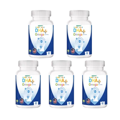 DHA Soft Candy Omega Vitamin Tổng Hợp Cho Bé Tăng Đề Kháng Cho Bé Omega 3 Vitamin C Cho Bé Tăng Cường Phát Triển USA