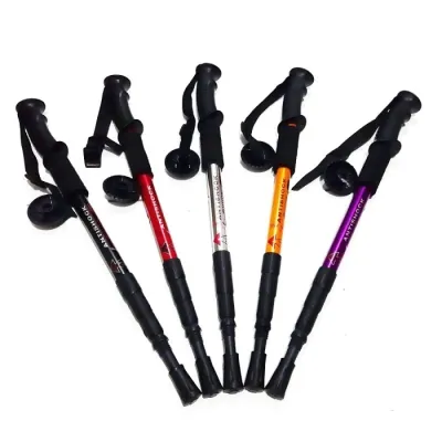 Tongkat Alpenstock Pendaki Trekking Pole Lurus Tracking Hikking