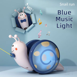 Cute Snail Pull Toy Musical Electric Snail Walking Toys for Kids and Toddler Baby | Early Educational Toys Gift for Boys and Girls