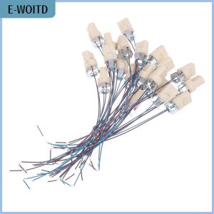 【E-WOITD】 10 20Pcs G9 Light Bulb Socket Ceramic Lamp Base Holder Connector Led Halogen Light LED Lamp Bulb Holder Base Fixture