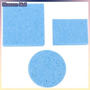 [Blossom] ฟองน้ำบัดกรี10ชิ้นสำหรับหัวเชื่อมบัดกรีบัดกรี BGA เครื่องมือทำความสะอาดหัวเชื่อม