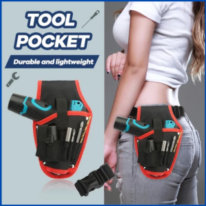 COD Taffware Tas Pinggang Perkakas Mesin Bor tukang bangunan tahan lama Tool Bag Fanny Pack - GJ0197