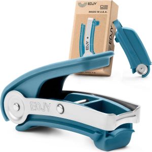 EDJY Toenail Cutter - Precision Stainless Steel Nail Cutter for Toenails Sharp Blade Ergonomic Design Durable & Rust-Resistant Ideal for Large and Thick Nails EDJY Blue