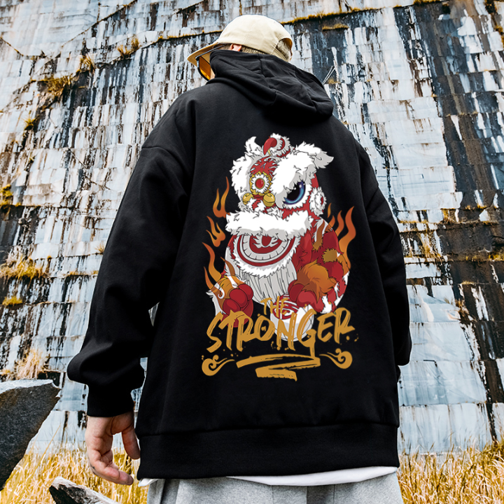 Veidoo M-8XL Hoodie Men Pullover Oversized Hoodie Lelaki