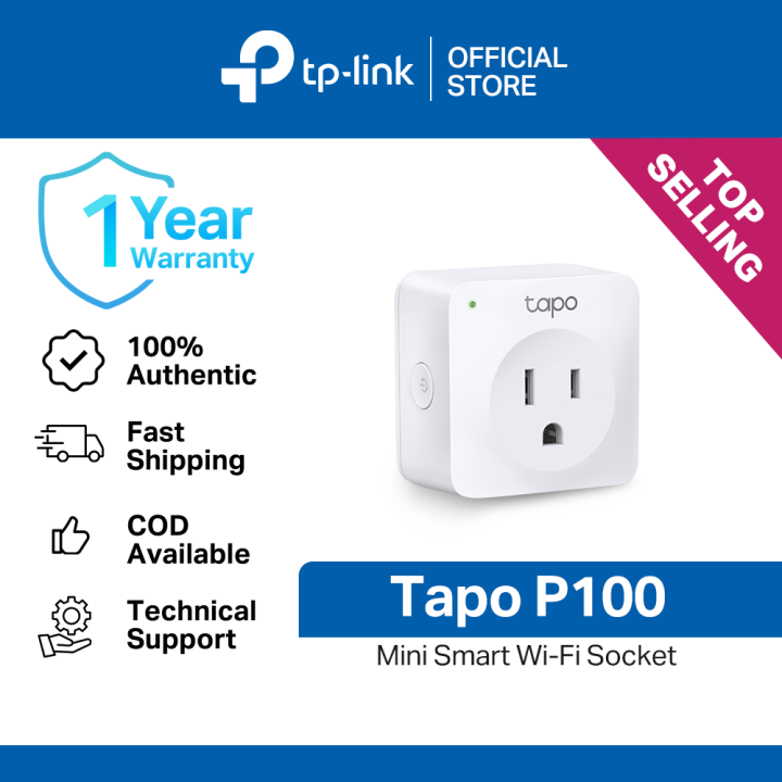 TP-Link Tapo Smart Plug Mini, Smart Home Wifi Outlet Works with Alexa Echo  & Google Home, No Hub Required, New Tapo APP Needed (P100 4-pack) 