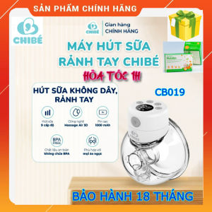 (HỏaTốc1h) Máy hút sữa rảnh tay không dây Chibé CB019 đôi 9 cấp độ hút - Hút kiệt sữa - Chibe Cùng nhà máy Animo
