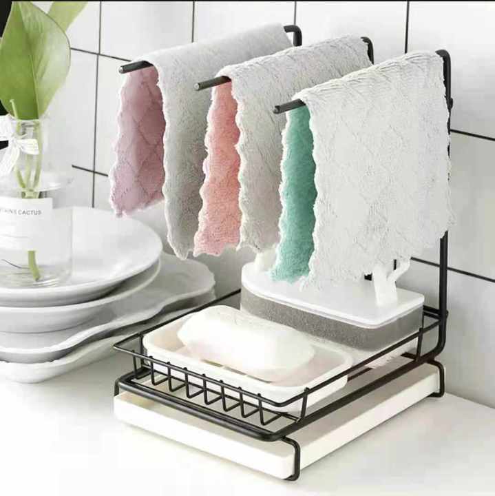 3 BAR DRAIN CLOTH RAG RACK [BLACK] | Lazada PH