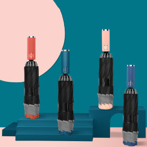 Free shipping!Inverted Fold Umbrella | Fully automatic | UV UPF 50+ | Reinforced aluminum alloy ribs | Comfort Grip | Fast Drying | Designed  for Men and Women | Reverse unbrella | Foldable Auto Umbralla