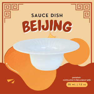 BEIJING Porcelain Sauce Dish | Mangkok Sambal Keramik | Mangkuk Saus