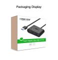 Hub USB 3.0 4 cổng tốc độ 5Gbps dài 25-30cm UGREEN CR113 | Màu đen | Thêm 4 cổng USB 3.0 | Bảo hành 18 tháng 1 Đổi 1 |. 