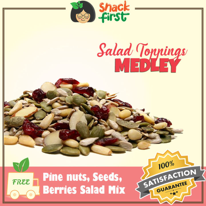 SnackFirst Salad Toppings Medley (Pine nuts, Sliced Almonds, Seeds