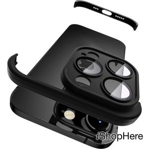 Casing iPhone 14 Pro Max Plus Hard Case Bumper with Camera Cover