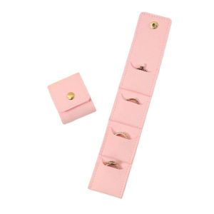 GENENIC Microfiber Velvet Mini Jewelry Display Bag Foldable Small Earrings Organizer Korean Style Storage Case Necklace Ring Packing Bag Women