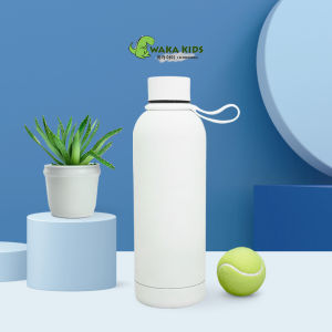Botol Minum Termos Stainless Steel Vacuum Tumbler Casual Simple Polos Doff 500ml K1285 Venrc Wakakids