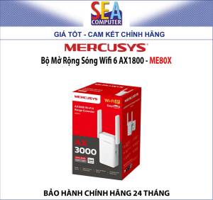 Mercusys Bộ Mở Rộng Sóng Wi-Fi 6 - ME60X / ME80X